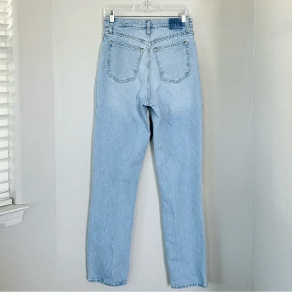 ABERCROMBIE & FITCH 28 Long 6 4 Curve Love 90s Straight Ultra High Rise Jeans - Picture 3 of 12